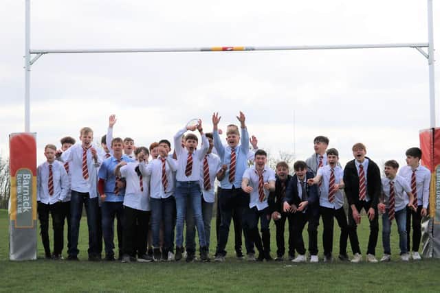 Borough Under 14s celebrate their title success