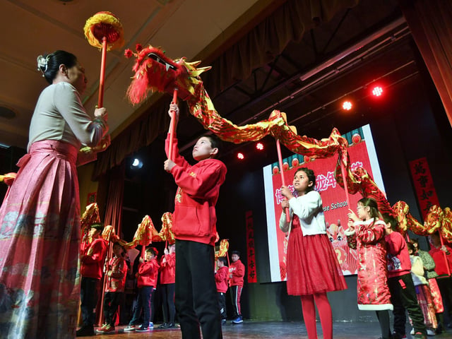 ­­­­­­­­­­­Chinese New Year celebrations at the Boyu Chinese School at the Peterborough School