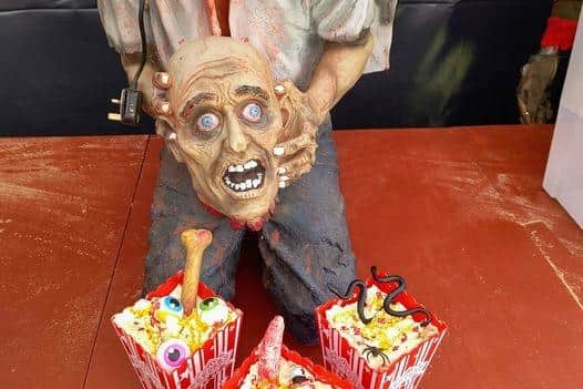 Visitors are welcome to tuck into some "finger food" at the Stonald Spooktakular..