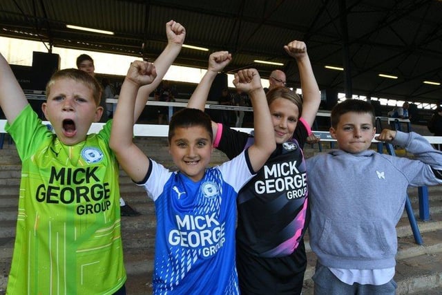 These youngsters show their love for Posh.