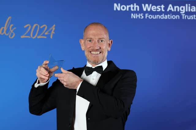 Dr Tim Jones - Peterborough City Hospital's 'Health Hero' Award winner.