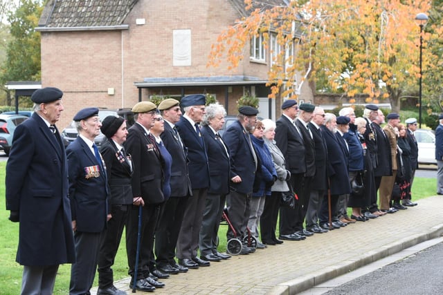 Mourners pay their respects to George