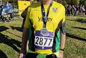 John Howard finishing the Great Eastern Run