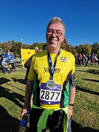 John Howard finishing the Great Eastern Run