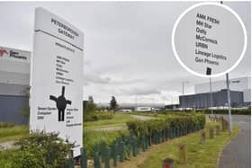 The entrance to Peterborough Gateway -  Oatly was obviously expected to move on to the employment park as its name can clearly be seen on the sign, inset