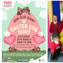 The Deepings Easter Egg Hunt will start at 10am on Saturday (March 30) and feature nine giant eggs like the one decorated by pupils at Market Deeping Community Primary School (right).