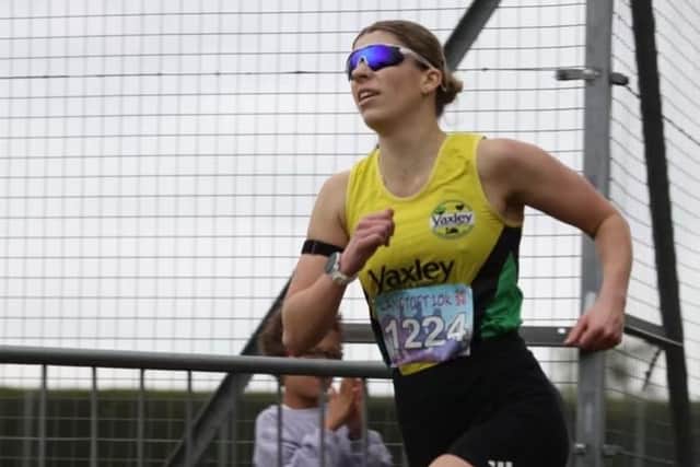Ellie Piccaver was second in the ladies race at the Stamford 5K.
