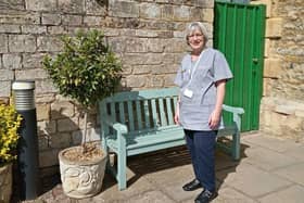 Lesley Evans has been volunteering for Sue Ryder for four years