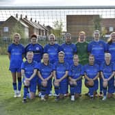 Whittlesey Athletic Ladies before their handsome Cambs League Cup win at the weekend. Photo: David Lowndes.