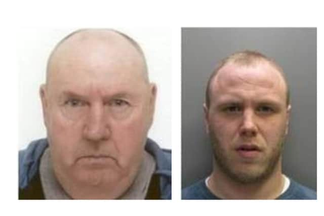 Marcus Brown and James Davis, of Wisbech, who were jailed for their plot in a Corby cocaine conspiracy