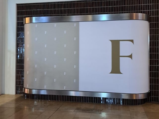 New signage at Peterborough's Queensgate Shopping Centre shows that Frasers is heading to the city.