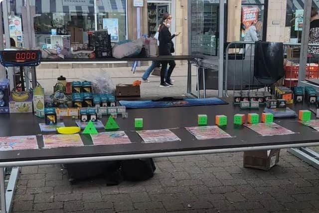 Daniel's market stall