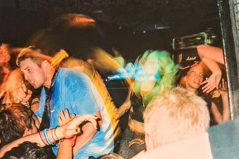 July 24, 2003, Spunge on stage at Peterborough's Club With No Name