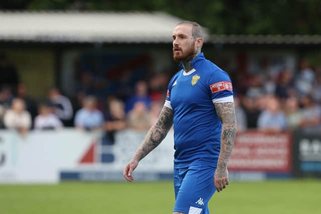 Marcus Maddison during a pre-season appearance for Spalding United in 2021.