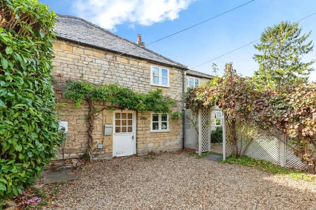 The cottage is on the market for around £450,000