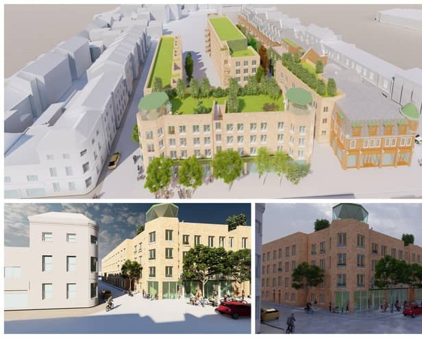 These images show how the proposed development of Westgate House, Park Road, Peterborough, will appear once completed.