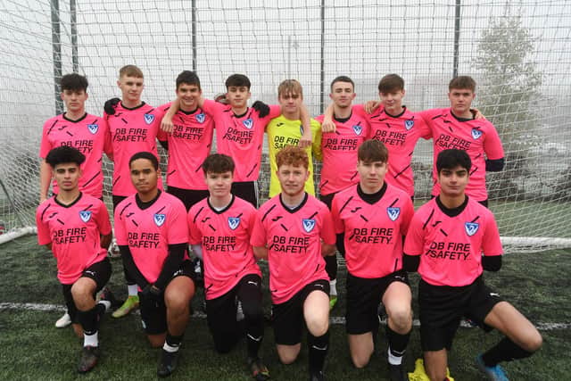 The Hampton Royals Under 18 team that beat Glinton & Northborough in Under 18 Division Two of the Peterborough Youth League. Photo: David Lowndes.