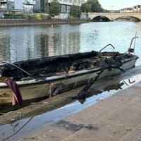 Emergency services respond to 'deliberate' boat fire on Peterborough Embankment in early hours of Friday morning