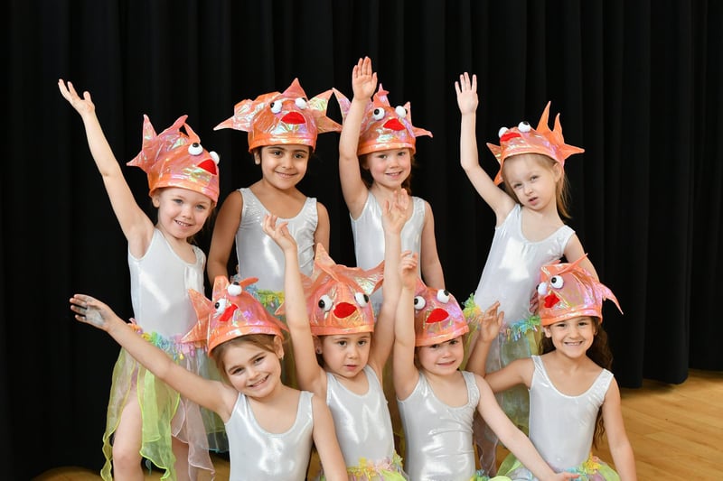 The Peterborough Performing Arts youngsters in rehearsal for the performances at Sadler’s Wells Theatre