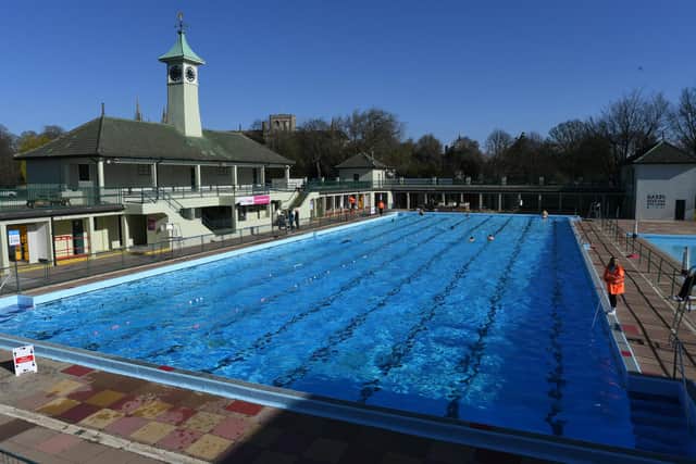 The Lido will be a popular place for residents to cool down this weekend