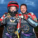 Panthers 'super heat' heroes Michael Palm Toft (left) and Chris Harris. Photo: Jeff Davies.