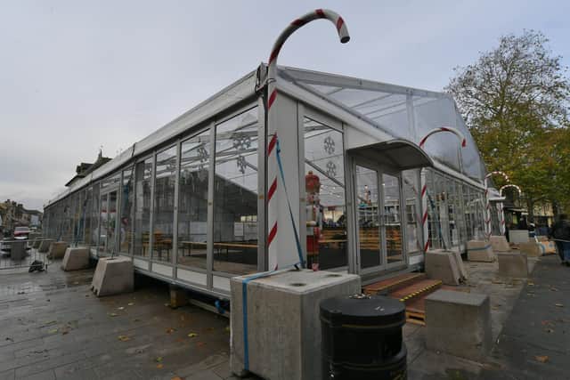 The city centre ice rink still closed