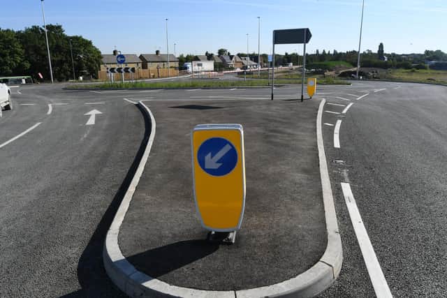 The new Kings Dyke bridge over the A605 to Whittlesey has been named The Ralph Butcher Causeway (image: David Lowndes)