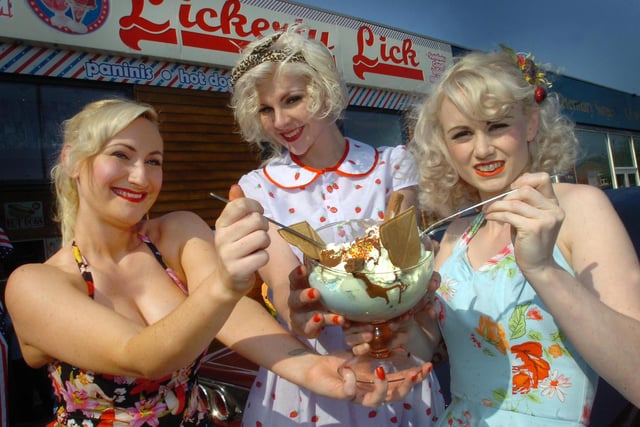 The opening of Lickerty Lick Ice Cream Parlour in Fulwell, and it took place on a hot July day in 2011.