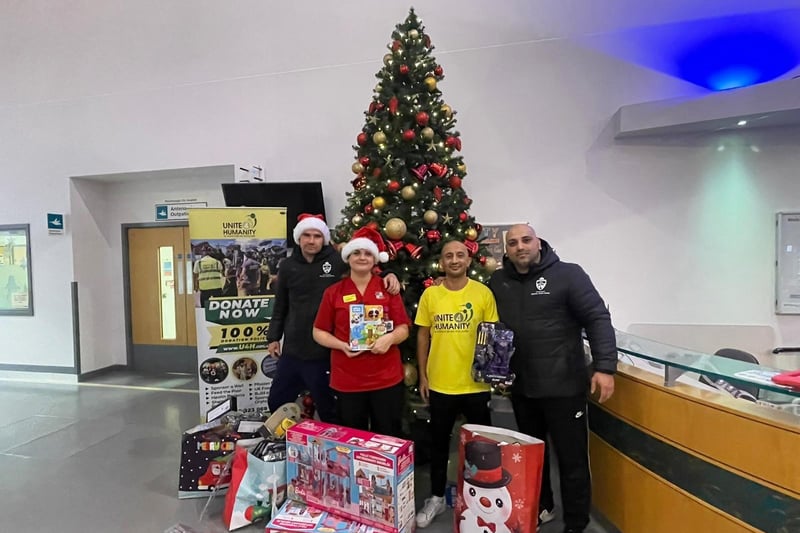 Hundreds of presents have been delivered by the charity