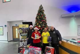 Hundreds of presents have been delivered by the charity