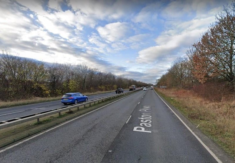 Mobile speed camera van location