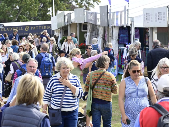 Crowds at the event