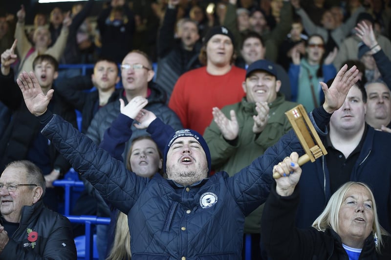 Peterborough United fans enjoy a big win over Cambridge United.