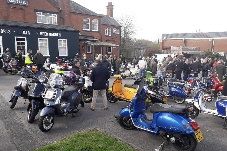 Classic scooters took to the road on Saturday March 23 to spread Easter joy and raise money for charity.