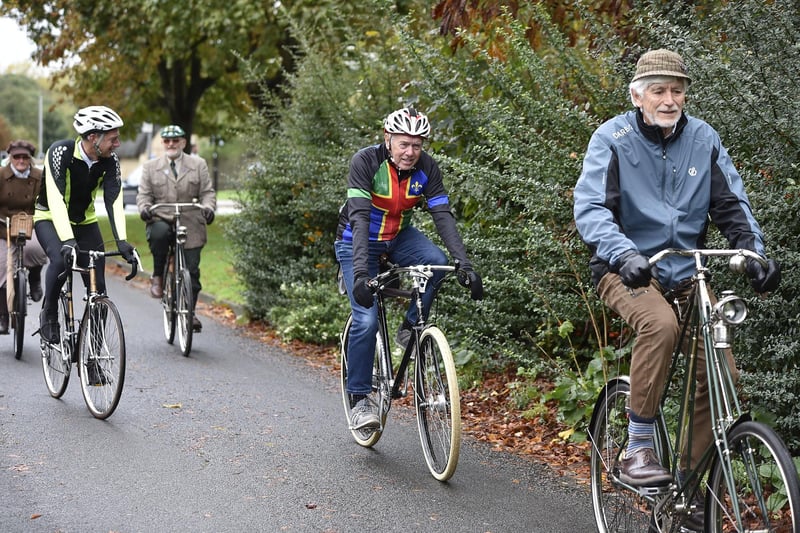 Peterborough Vintage Cycle Club members enjoying one final ride around Werrington before their 70-year-old club "dissolves."