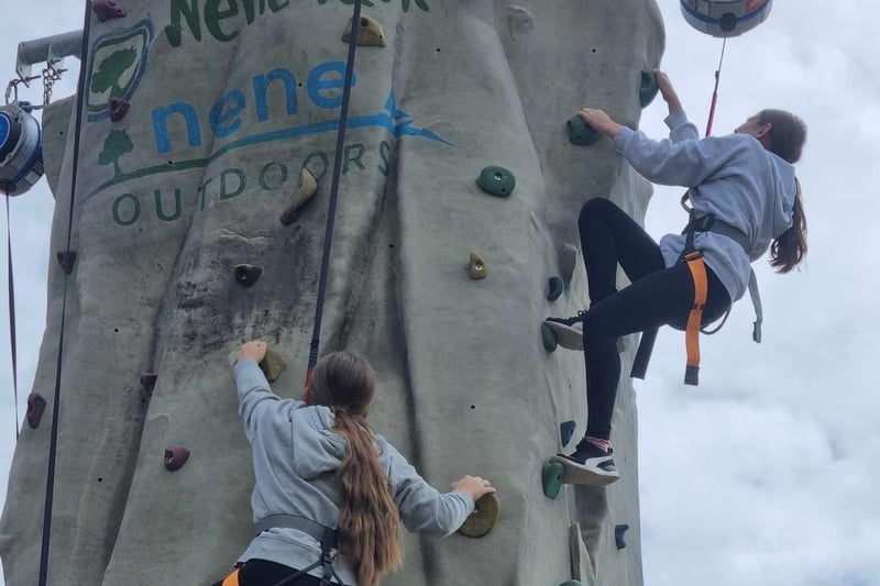 The climbing wall will be back at Nene Outdoors, with sessions running throughout the day on April 2 and 11.