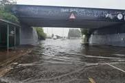 Manny Singh's shot of Hotpoint Bridge in Woodston shows why this route quickly became a hazardous spot for drivers.
