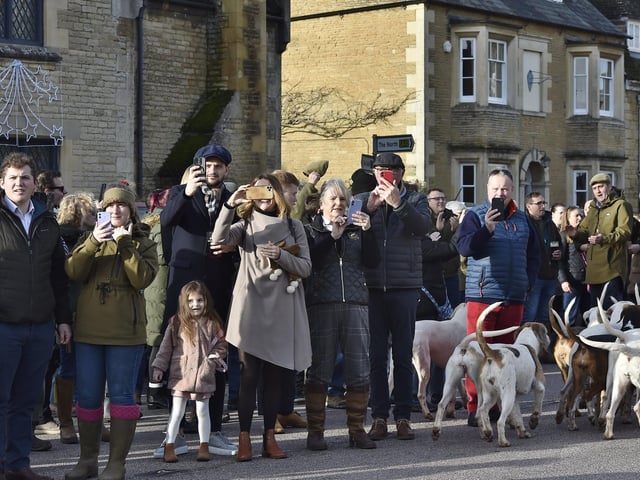Fitzwilliam Hunt New Year’s Day hunt at Wansford.