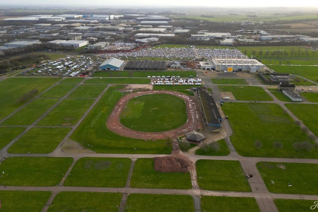 WATCH: Drone video shows remains of Peterborough speedway track as work ...