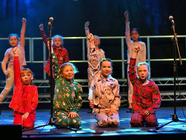 Peterborough Performing Arts Christmas on Broadway show at the New Theatre.