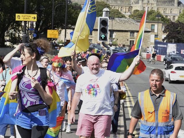 A parade was first held through the city centre.