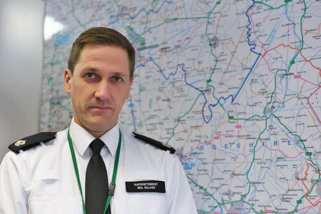 Superintendent Neil Billany, area commander for Peterborough and Fenland​​​​​​​​​​​​​​