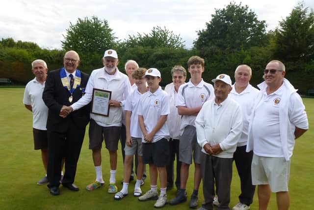 Yaxley's winning Rowlett Plate Final team.