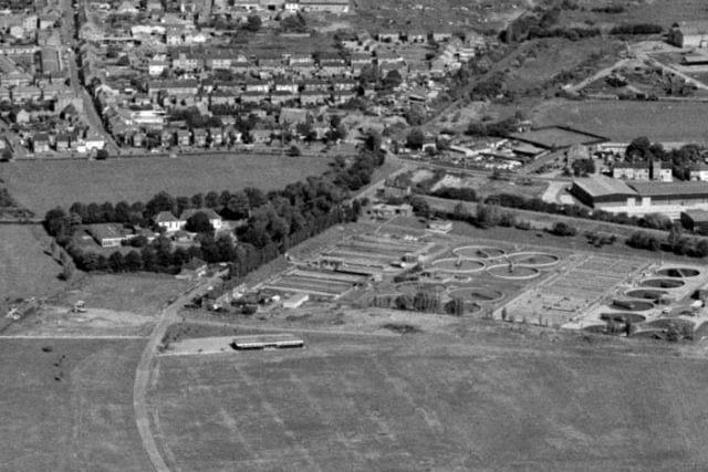 1980s.
An intriguing photo showing the old Isolation Hospital at Fengate (centre left) in 1981. This was before the Frank Perkins Parkway came along and levelled/buried the site.