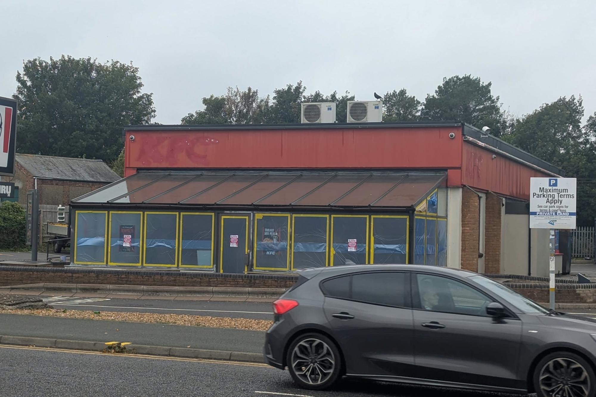 Fast food provider KFC announces temporary closure of a Peterborough eatery