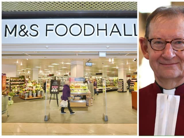 The Dean of Peterborough, the Very Revd Chris Dalliston has added his voice to the fight to get M&S bosses to rethink plans to permanently close their store in the Queensgate Shopping Centre in Peterborough