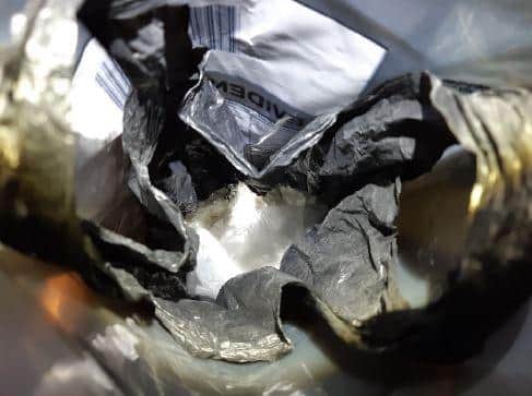 Cocaine found by police