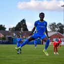 Maniche Sani is up for the FA Cup after scoring for Peterborough Sports against Telford United last weekend. Photo: James Richardson.