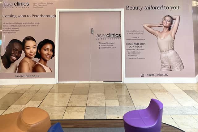 The Laser Clinic in the Queensgate shopping centre in Peterborough will open on Friday and will create six jobs.