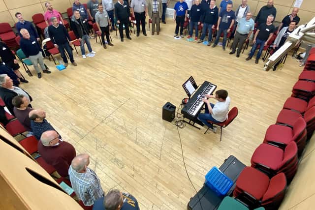 Men United in Song hopes to recruit people from all walks of life regardless of age, cultural, social or economic background, and is especially keen to hear from men who may not consider singing to be for them.